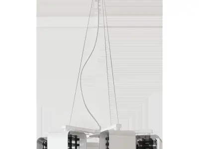 Kovacs 6 Light 1 Tier Chandelier from the Jewel Box Collection 3D model