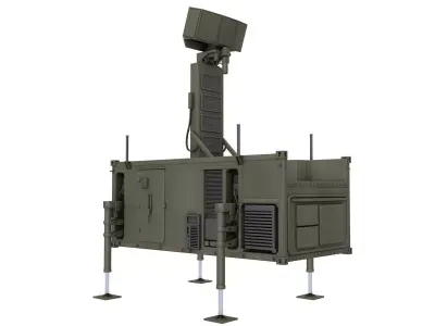 Leonardo Kronos Land Radar 3D model