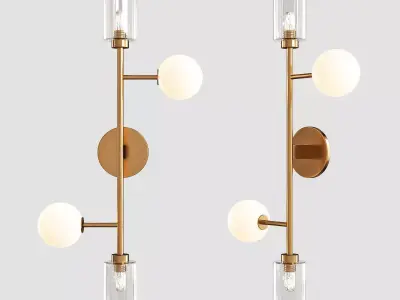 RESTORATION BRASS MIX Low-poly 3D model