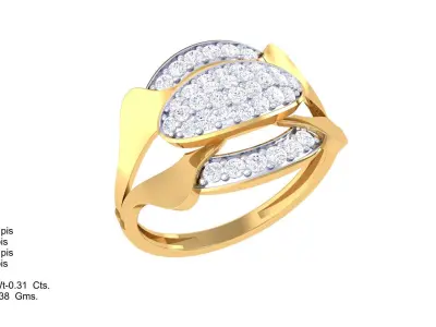  Women Ring MTL 3dm STL OBJ FBX Details 3D print model 73