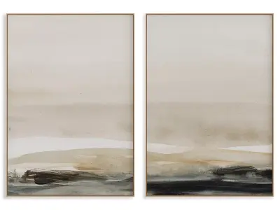 Abstract Painting Frame set 3D model 569