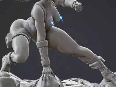 Cammy - Street Fighter - With NSFW 3D print model