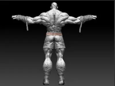 Street Fighter Sagat 3D model