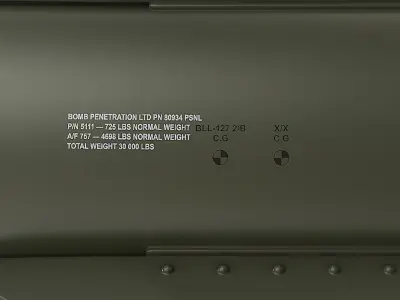  GBU-57 Bunker Buster Bomb 