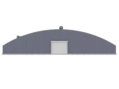 Greenhouse cyclos Low-poly 3D model 3D model