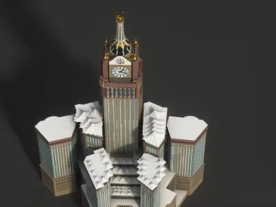 Abraj Al-Bait Towers 3D model