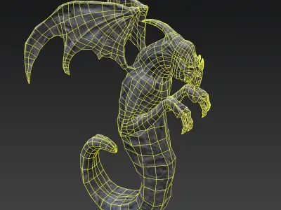 Dragon Gargoyle 3D model
