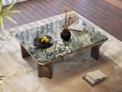 Modern marble coffee table 3D model buy