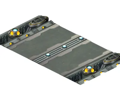 Machinery - Highway 01 3D model