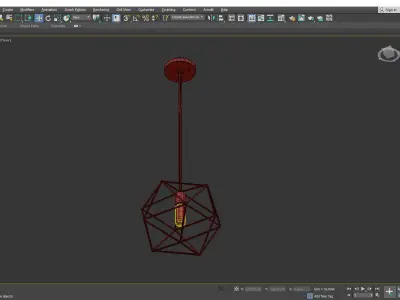 Astrid Pendant Light Low-poly 3D model