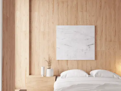 Living Room and Kitchen with Dinning Set Low-poly-136 Low-poly 3D model