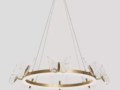 Chandelier Ulysses Butterfly Enlarged 3D model