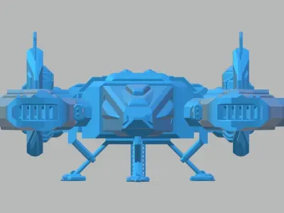 CS3-082023 Concept Starfighter 3D print model