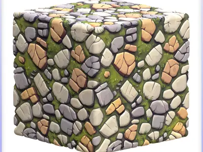Stylized Ground Seamless Texture Texture 13