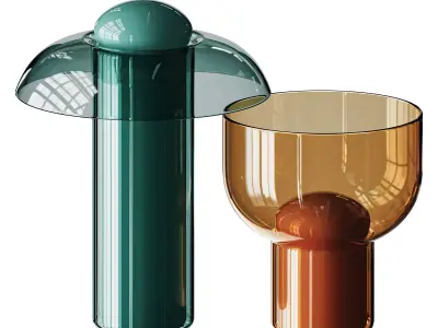 Haru And So Rakumba Table Lamp 3D model