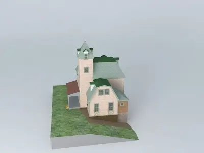 High Victorian House Free 3D model