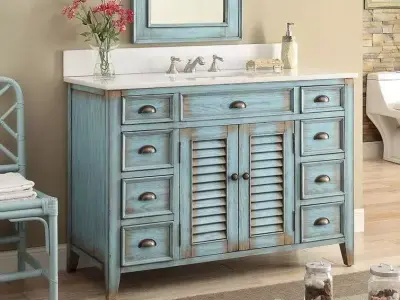 Annabella Single Bathroom Vanity Set - 2  colour 3D model