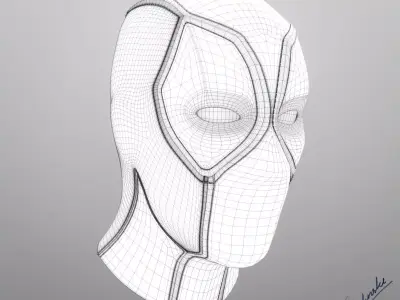 DeadPool - Mask 3D model