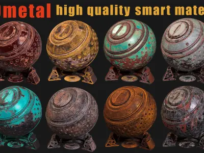 25 metal smart mterial 3D model