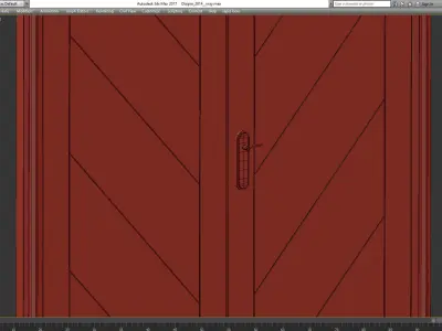 Interior Doors  3d model Low-poly 3D model