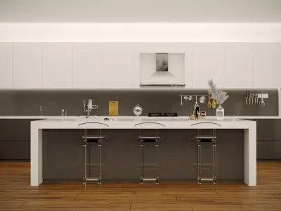 modern kitchen 3D model