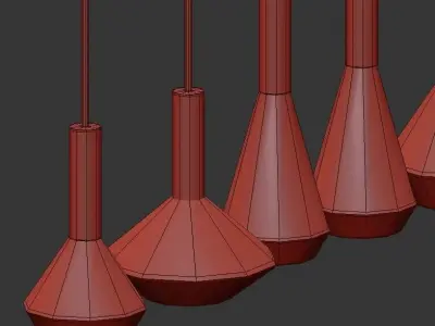 BULB pendant 3D model purchase