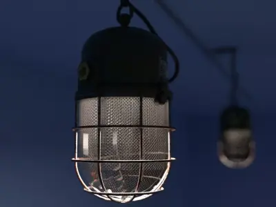 indastrial lamp 3D model