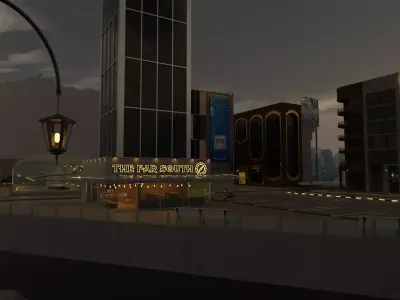 Antarctic City 3D model