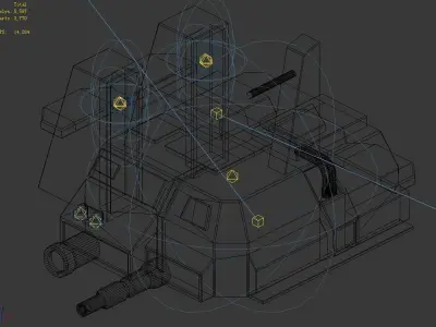 Space-energy station 01 3D model