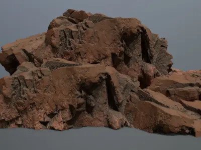 Mountain Low-poly 3D model shop
