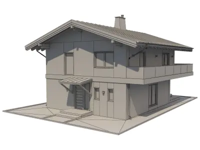 Chalet House 7 3D model