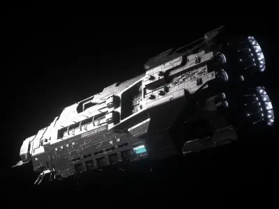 Autumn Class Capital Ship 3D model