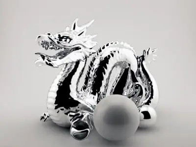 Studio Light Setup VRAY 3D model