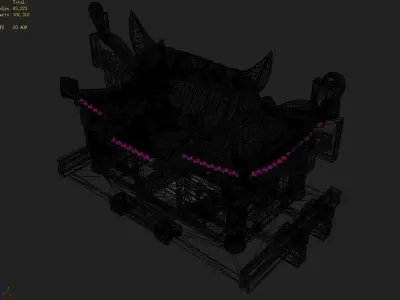 Game Gang Building - Intermediate loyalty Church 3D model