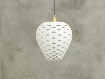 Parametric Pendant Light - Large 3D print model