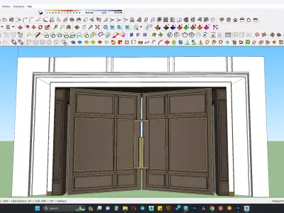 Gate House 3d model 3D model