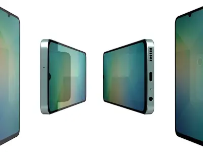 Samsung Galaxy A06 Light Blue High Poly 3D model