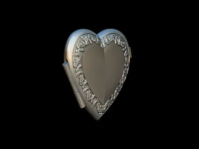 Heart Reliquary - Photo Holder  3D print model