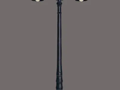 Street Lamp PBR Free 3D model