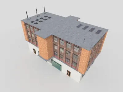 city building 7 Low-poly 3D model