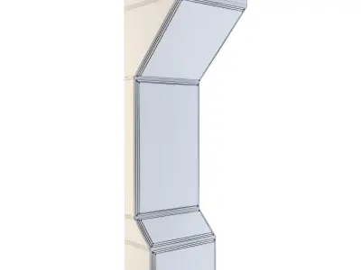 Space Station Wall 4 3D model