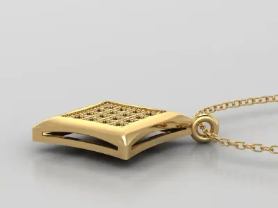 Pendant P042 3D Print Model 3D print model