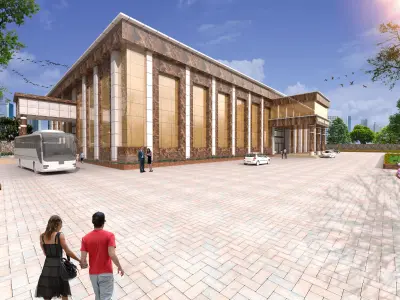 acp building Low-poly 3D model