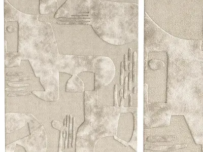 Paolo Floor Rug 3D model