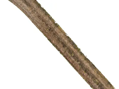  Dirt road material 03 Low-poly 3D model