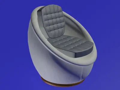 Spherical modern chair 3D model