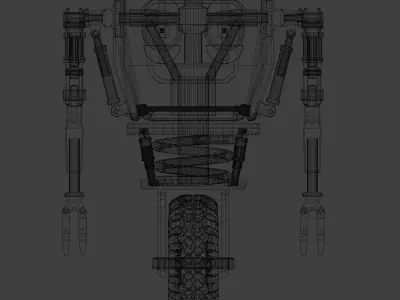 Robot - Low poly cute robot Low-poly 3D model