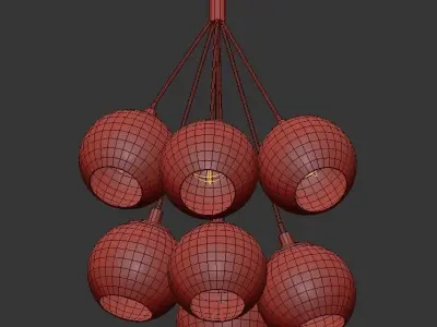 Cluster  3D model