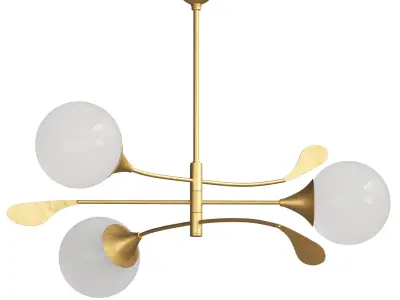 Mitzi Victoria 3 Light Chandelier 3D model