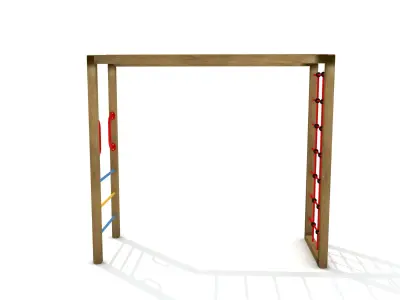 Kids Game Play Equipment 024 Climber Low-poly 3D model